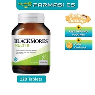 BLACKMORES Multi B 120 tablets EXP:02/2027 [ Vitamin B Complex Farmasi CS ]