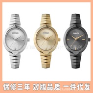 New Style Elegant Siqueen Snake Bone Watch Gold Watch New Style Snake Bone Metal Quartz Saturn Small