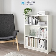 Kệ Sách 3 Tầng Có Hậu Billy Dài 80cm By SIB Decor KS106