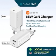 Xiaomi 65W GaN Charger (Type-A +Type-C) EU Fast Charging Wall Charging