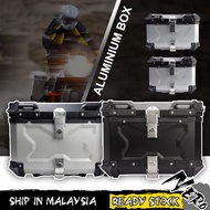 【NERO】ALUMINIUM BOX Tail Box X Design Kotak Motosikal Peti Aluminum Box Motorcycle