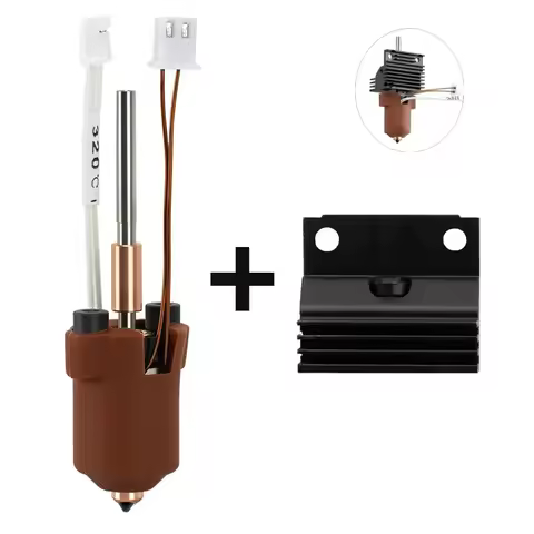 For Creality K1C Hotend Kit Quick Swap Ceramic Heating Block High Flow Print 3D Printer Parts For Cr