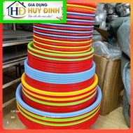 Chau Hung round plastic basket for storing vegetables, meat, fruits, convenient and multi-purpose in