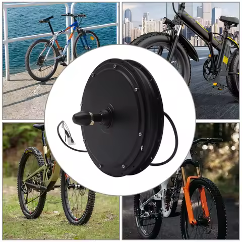 Electric Bike Conversion Kit 48V 1000W E-bike Rear Wheel Hub Motor, Bicycle Brushless Gearless 38-50