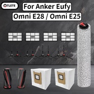 Parts For Anker ( Eufy Omni E28 & Omni E25 ) New Version Filter Vacuum Roller Side Brush Cloth Dust 