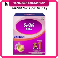 S-26 SMA Step 1 (0-12Months) 1.2kg Susu S-26 SMA Step 1 (0-12 Bulan) 1.2kg