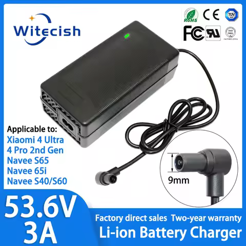 53.6V 3A Fast Charger for Xiaomi Mi4 Ultra pro 2nd Gen Navee S65 N65i - 100-240V Universal Adapter P