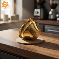 dolity 58 Mm Coffee Powder Bowl Reduced Opening 58 Mm Tapered Espresso Basket Wide Rim 58mm Portafil