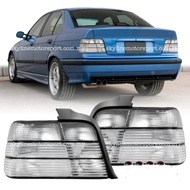 Bmw E36 3 Series 4 Door Tail Lamp Taillight Albino White 1992 1993 1994 1995 1996 1997 1998