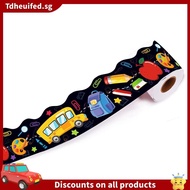 [In ]Back to School Bulletin Board Border Self Adhesive Scalloped Trim Border Sticker 67.9ft for Sch