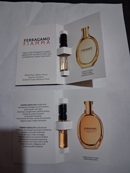 FERRAGAMO  Fiamma（以我之名） 女士香水小樣（濃香水 / Eau de Parfum）木質花香調，前調包含白梨、黃葵與藏紅花，中調為茉莉、梔子花與金銀花
FERRAGAMO Fiamm