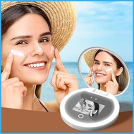 UV Camera for Sunscreen Test Vanity Mirror Double-Sided Portable 2X Magnifying Smart UV Camera with 