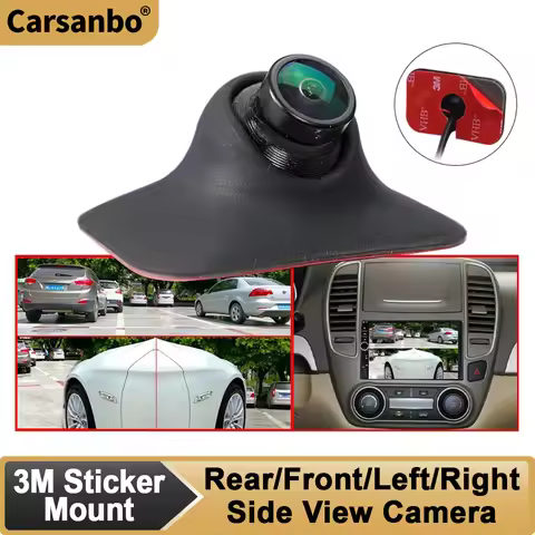Carsanbo Car Front View Reverse Camera Side View Camera AHD Night Vision HD 1280 * 720P AHD Mirror F