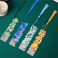 Metal Golden Hollow Bookmark Floral Design Gift for Book Lovers Writers Readers