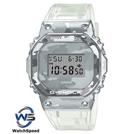 Casio G-Shock GM-5600SCM-1D Camouflage Pattern Semi-transparent Band Men's Watch(Clear)