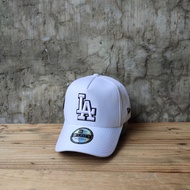 White LA Baseball Cap