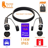 feyree Type2 EV Charger Wallbox 11KW Three Phase EV Charghing Cable Electric Vehicle EVSE EV Wallbox