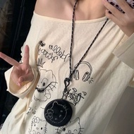 [Hot-selling Recommendation] Style diamond-studded KT cat Halter necklace~bag Coin Purse miu Style S