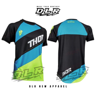 Jersey THOR MTB SECTOR BLUE GREEN | Kaos Gowes Mountain Bike Road Bike Downhill BMX MX / Trail Baju 