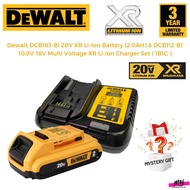 DEWALT DCB183-BI 20V XR Li-Ion Battery ( 2.0AH ) & DCB112-B1 10.8V-18V Multi Voltage XR Li-ion Charg