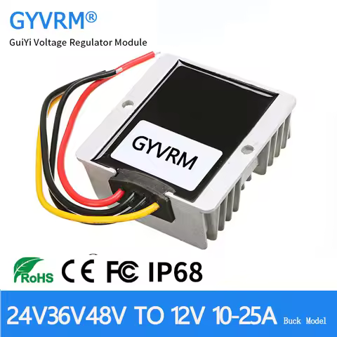 DC DC 48V to 12V 5A 10A 15A 20A 25A Step Down Model 36V-48V to 12V 300W Buck Converter Support 20-60