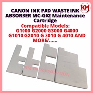 Canon Waste Ink Pad G1000 G2000 G3000 G4000 G1010 2010 3010 G4010 AND MORE G1010 G2010 G3010 G4010