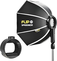 SMDV Speedbox-Flip 20 Foldable Softbox without Speedlite Adapter - 45 cm Diameter - Folding System S