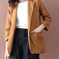 Sia304 Alexa Blazer Longsleeve/KOKO Blazer Women/Pocket Blazer/Outer Women/Jas Women