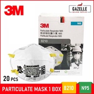 3M N95 Mask Particulate Respirator 8210 and 9105 For Dust and Virus - 1 BOX