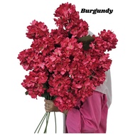 Artificial Flower Snowball Hydrangea 5 Head Artificial Plastic Fake Flowers Decorative Artificial Fl