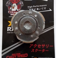 CLUTCH SHOE ASSY GY6 125/M3/NMAX/AEROX155/CLICK125/150(CHICKENWORX)