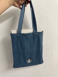 星巴克牛仔提袋 淺藍 2025