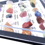 Rock and Mineral Educational Collection 36pcs Geology Gem Kit Crystal Sets
