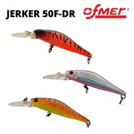 OFMER Jerker 50F-DR / 50mm 2.9g / Floating Casting Peacock Haruan Sebrau Lure