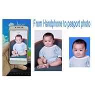 Cuci Gambar Ukuran Pasport /untuk masuk taska atau tadika