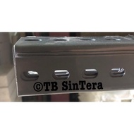 ready stock Besi Siku Lubang 3 Meter / Siku Rak 3,5 CM x 3,5 CM tebal 1mm