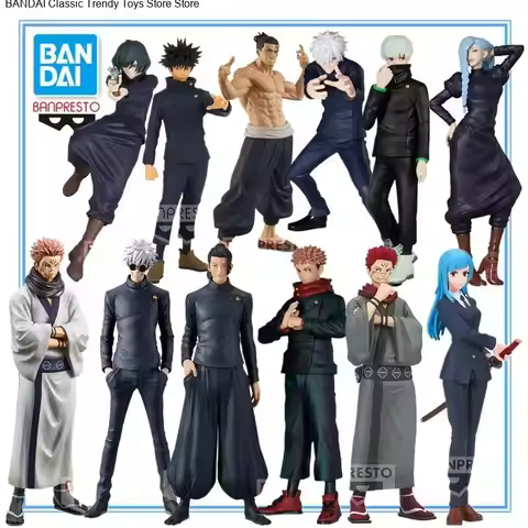 BANDAI Original Jujutsu Kaisen Satoru Gojo Inumaki Toge Ryomen Sukuna Fushiguro Megumi Nanami Kento 