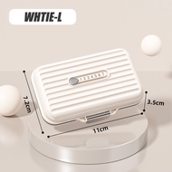 Foldable Small Pill Box Portable Daily Storage Large Capacity Pill Box Storage Box Kotak Pil Dengan 