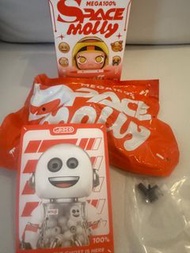 POPMART 泡泡瑪特 MEGA SPACE MOLLY 100% × Emoji™ 系列盲盒
