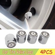 4PCS Car Car Wheel Air Pressure Valve Cover Dust-proof Protection Cap Decoration for Mercedes Benz W210 W211 W111 W124 W168 W176 W202 W203 W204 W220 W222 Anti-theft Tyre Stem