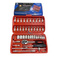 BEST TOOLLS 46 SOCKET WRENCH SET 1/ 4 inch 46pcs / SCREWDRIVER SOCKET WRENCH