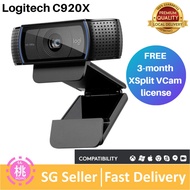 Logitech HD Pro Webcam C920x, Widescreen Video Calling and Recording, 1080p Camera, Desktop or Lapto