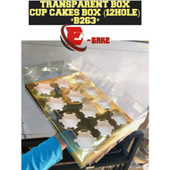 *B263* KOTAK EMAS TELUS | KOTAK KEK CAWAN ( 12LUBANG) (1PCS)