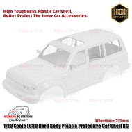 1/10 Scale LC80 Hard Body Plastic Protective Car Shell RC Wheelbase 313 mm