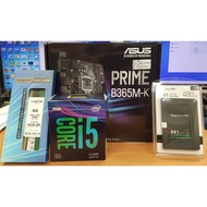 Intel i5-9400F+Asus B365M-K+Micron 8G DDR4 2666+480G SSD GX1