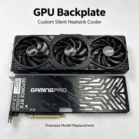 Custom Silent GPU Heatsink + Backplate – Fits Tongde RTX 5070 Ti GamingPro-S 16GB Overseas Model, Re