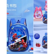 smiggle backpack Beg Klasik Boy Handsome 3D Three-Dimensional Spiderman Backpack Children Kindergart