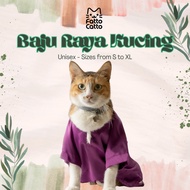 Baju Raya Kucing (unisex) FATTO CATTO [Limited Colors &amp; Sizes]