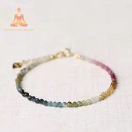 Natural Crystal Bracelet 7 Chakra Tourmaline Bracelet