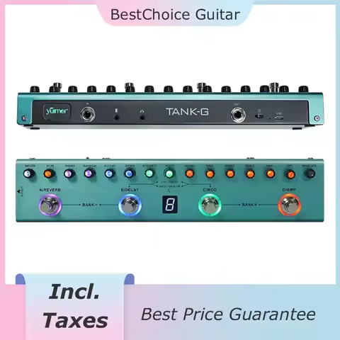 [Incl. Taxes] M-VAVE Yuimer V2 TANK-G Multi-Effects Processor with APP Electric Guitar TANK G Effect